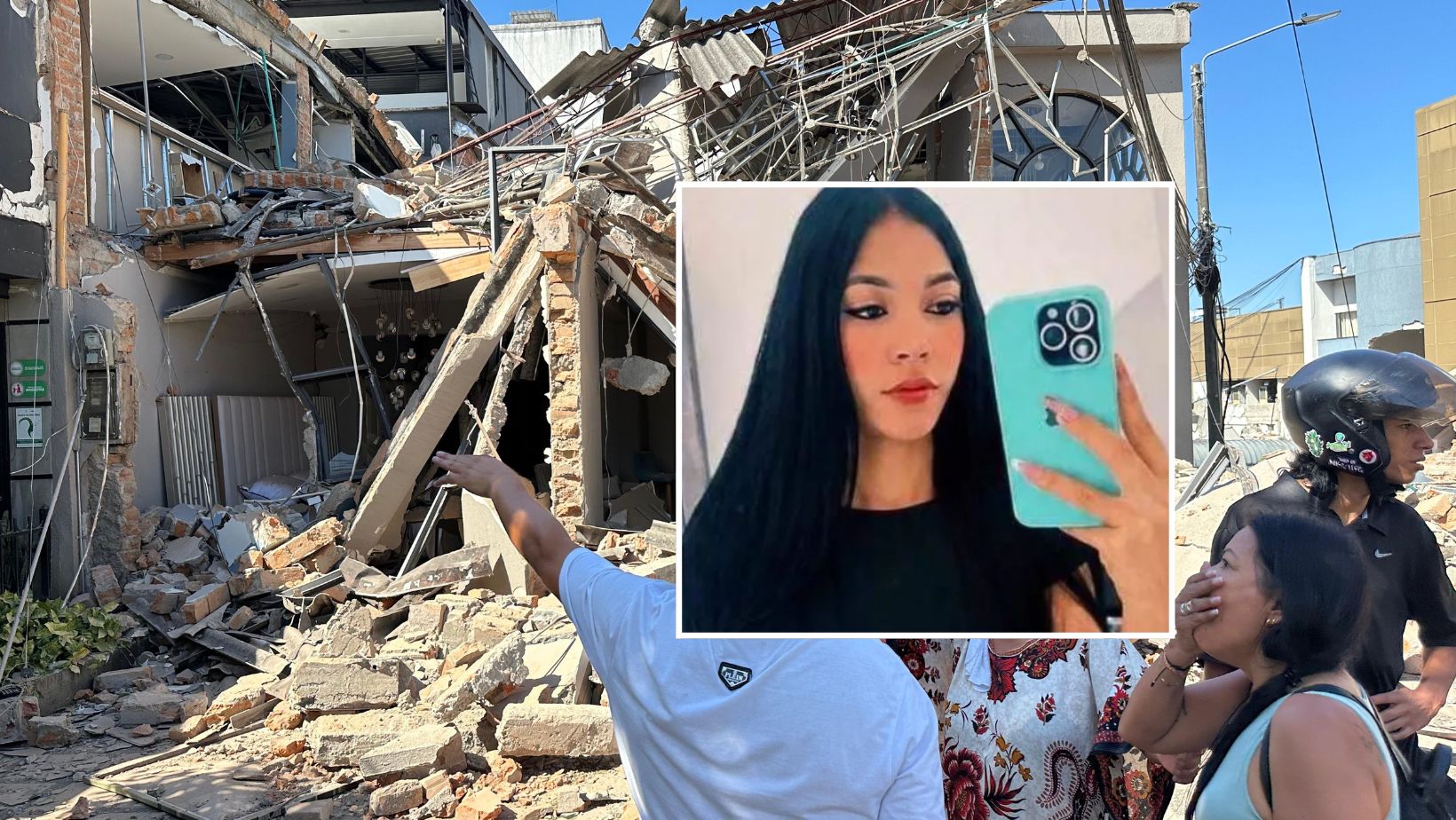 Alivio para familia de joven desaparecida tras terremoto: Angie Dayana está viva
