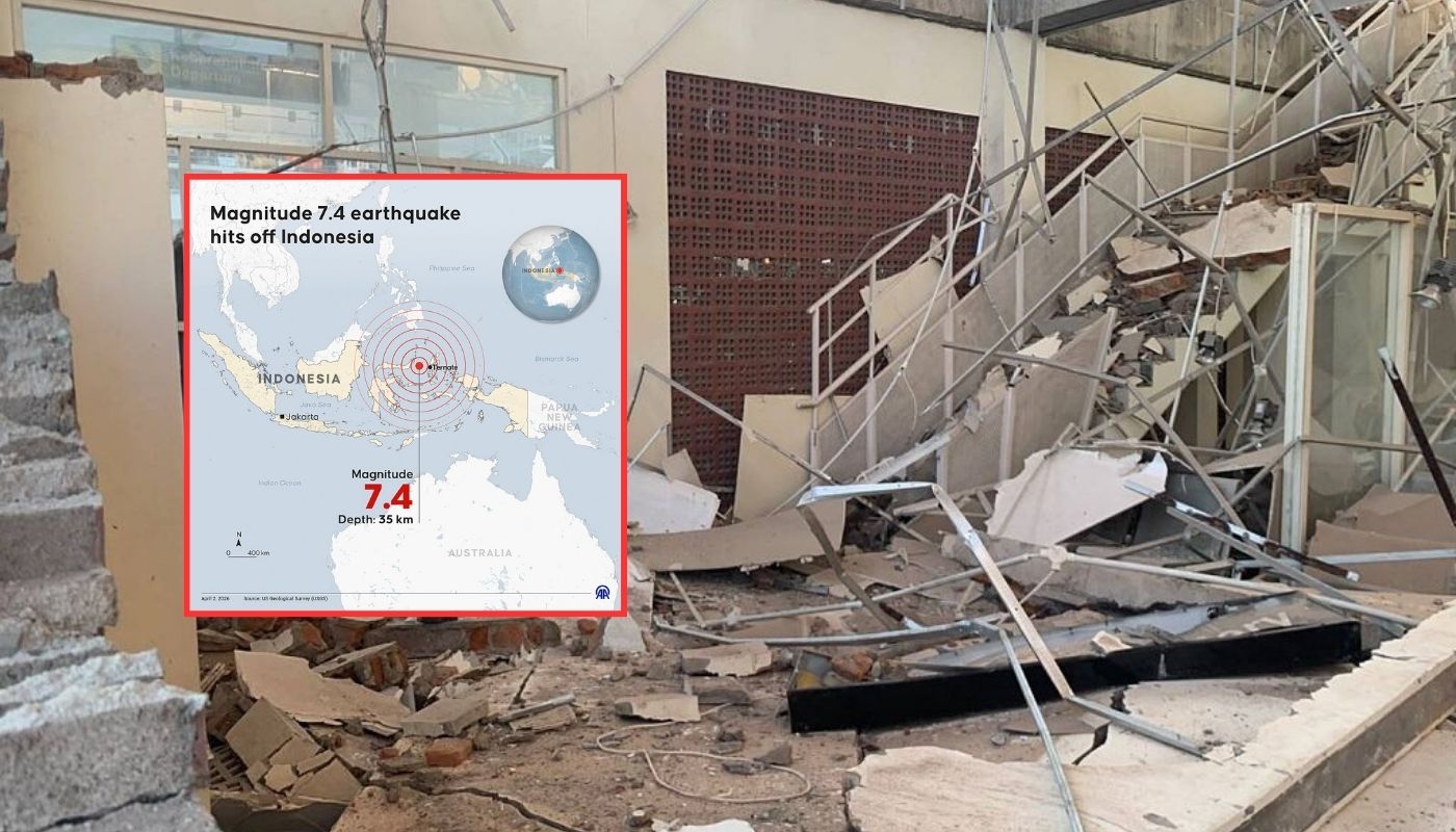 Dan a conocer primer balance de muertos y heridos tras terremoto en Indonesia