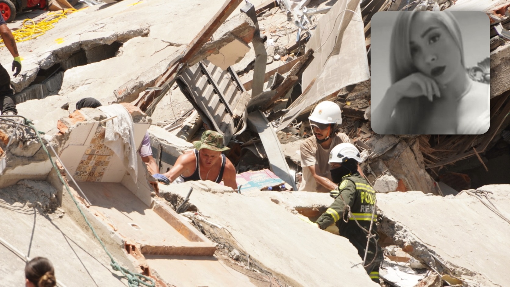 Murió Daniela Largo: mujer rescatada en los escombros de pereira por terremoto