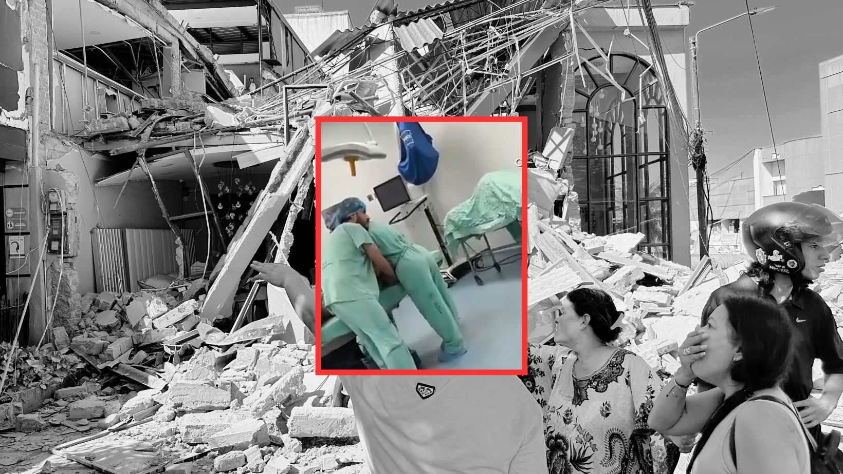 Video que muestra cómo se vivió terremoto en plena cirugía en hospital de Cali