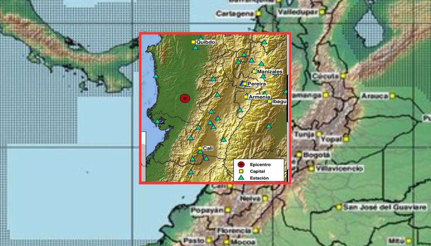 Temblor de magnitud  2.8 en Istmina (Chocó) hoy 19082026
