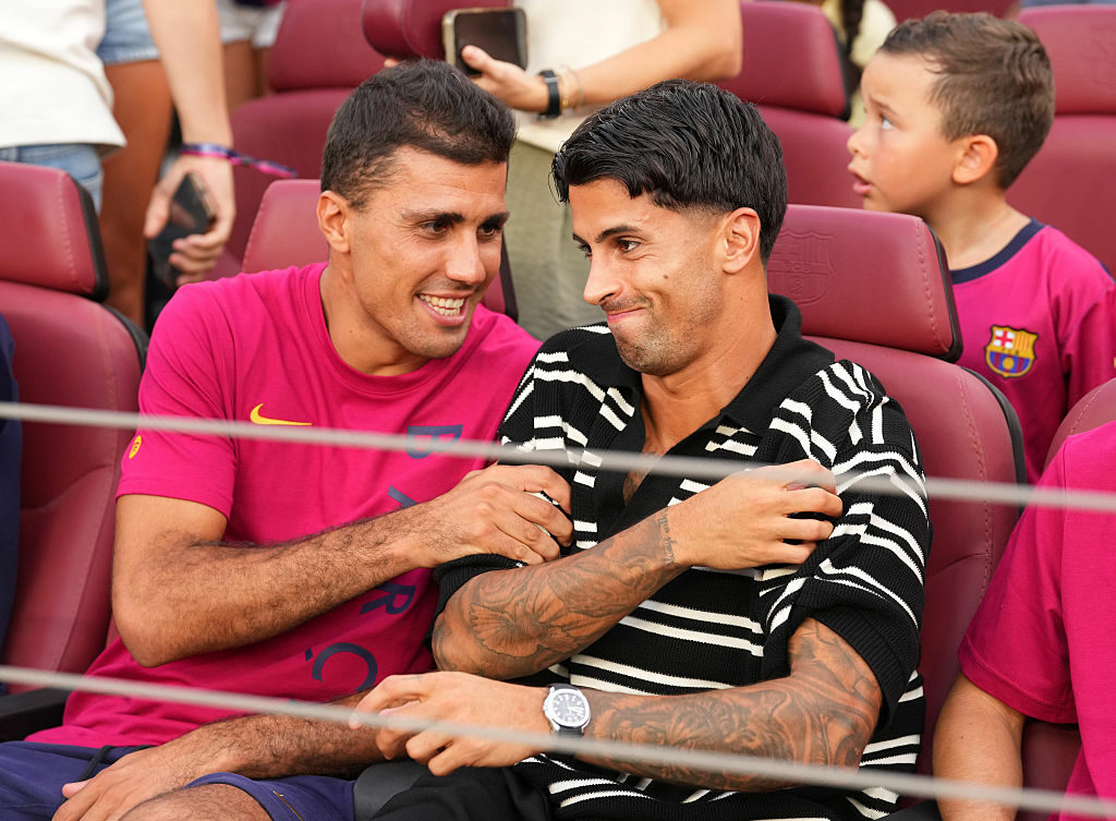 Rodri y Joao Cancelo / Getty