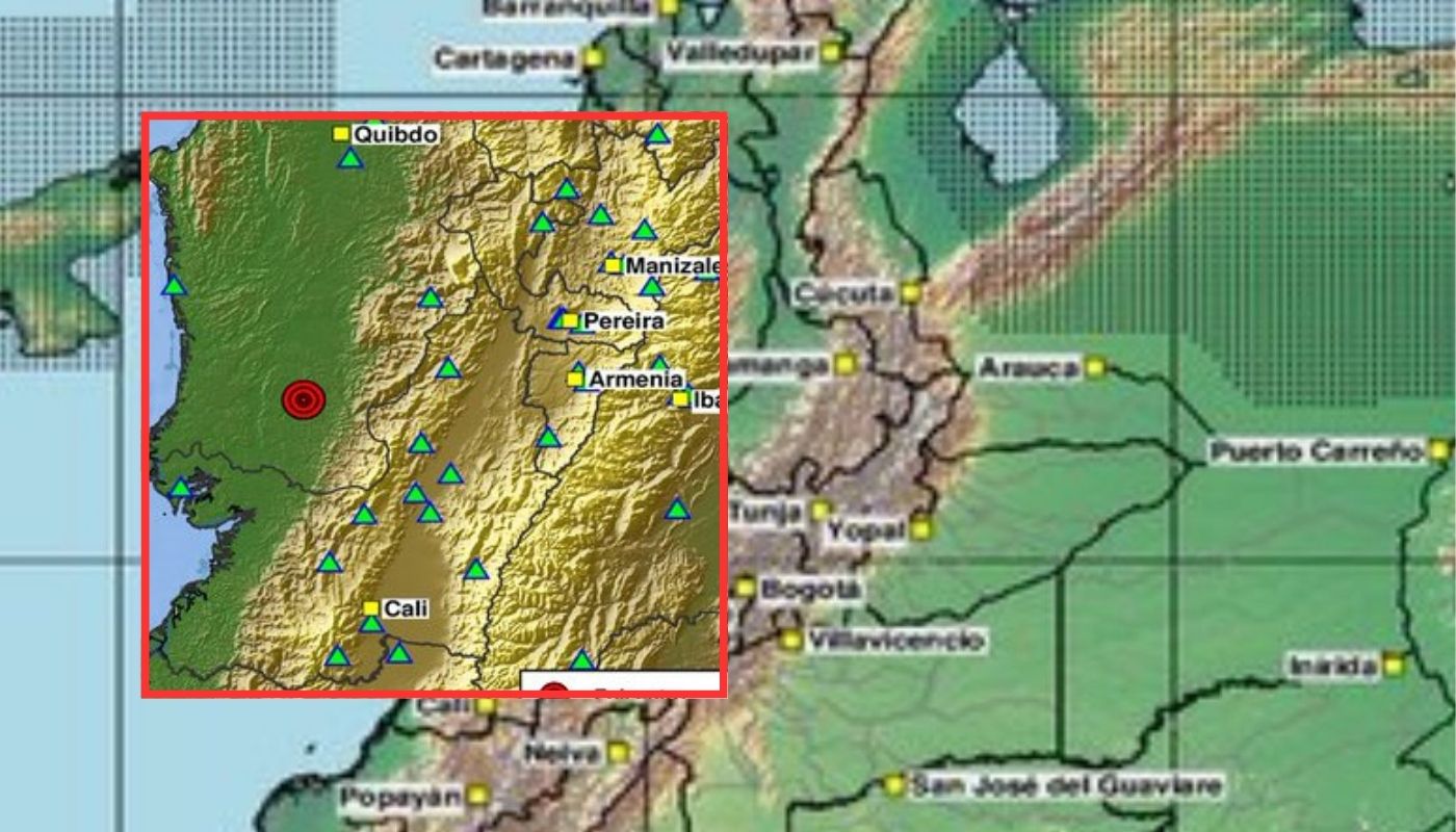 Temblor en Colombia hoy 25082026 en  Istmina (Chocó) de magnitud 3.1