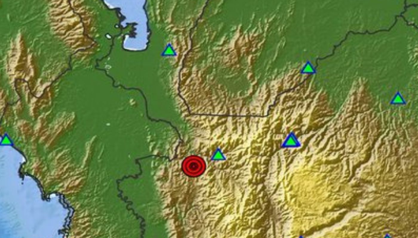 Temblor de magnitud 3.7. en Dabeiba (Antioquia) hoy 25082026