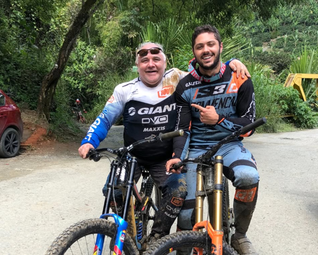 Rafael Gutiérrez y su padre