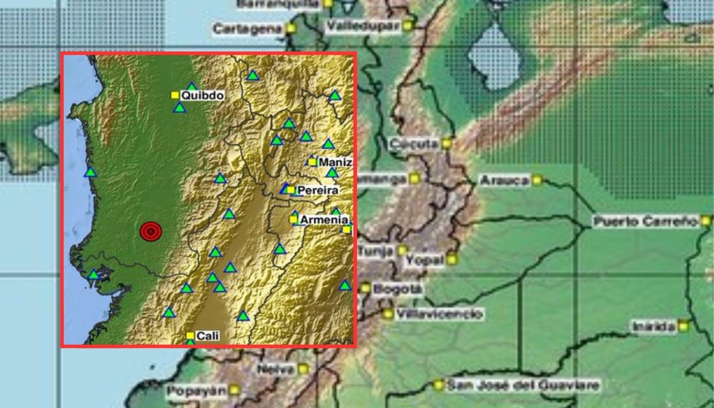 Temblor en Colombia  en Istmina (Chocó) de magnitud 3.3 en noche hoy 25082026