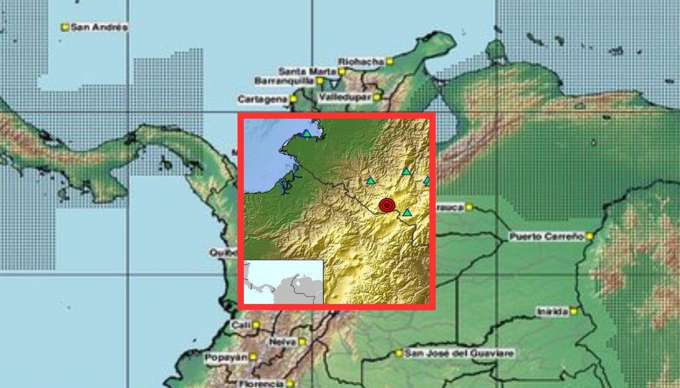 Temblor en Colombia de magnitud 2.4, cerca del volcán Cumbal hoy 29082026