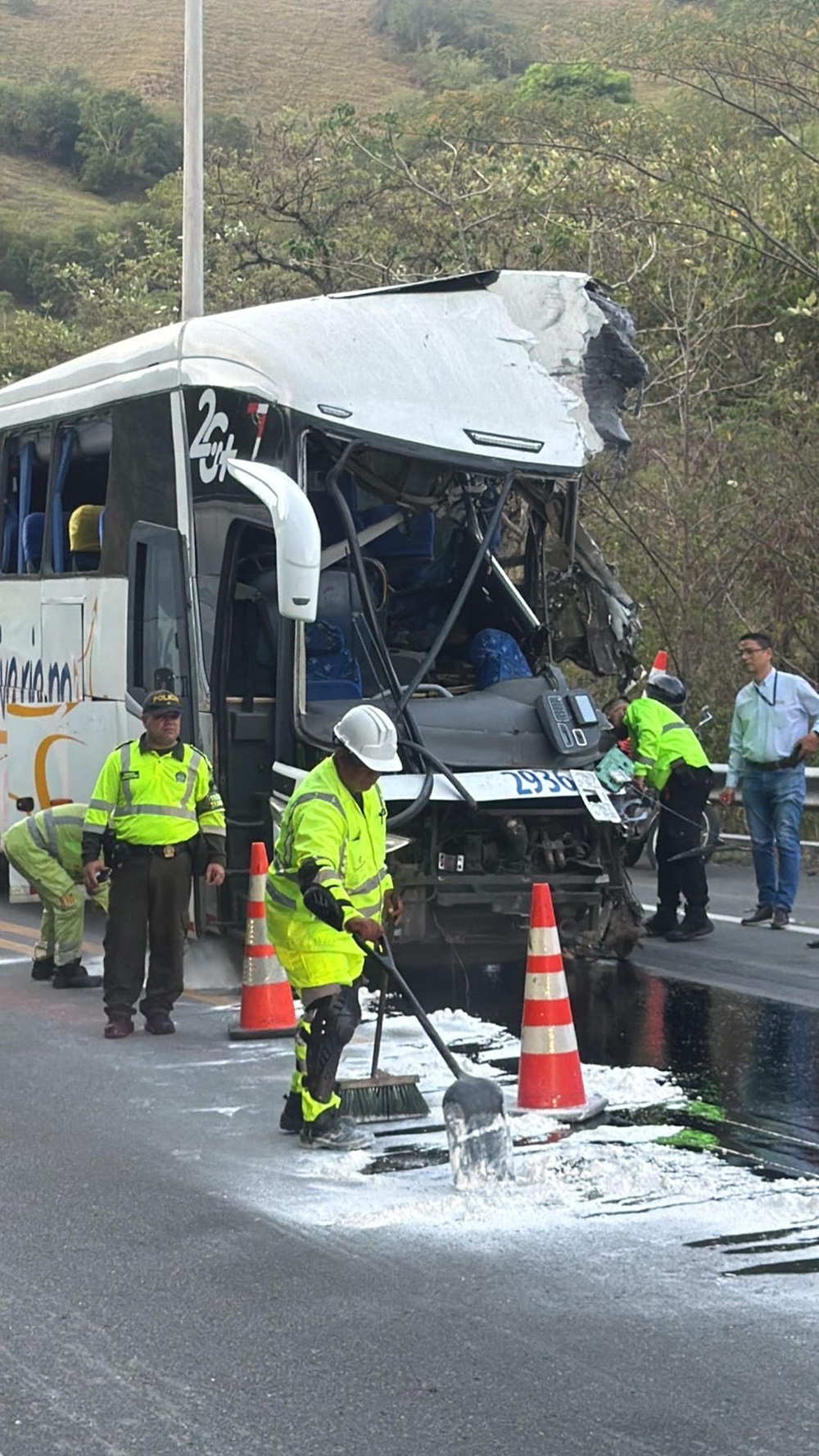 Accidente en la vía Medellín - Manizales
