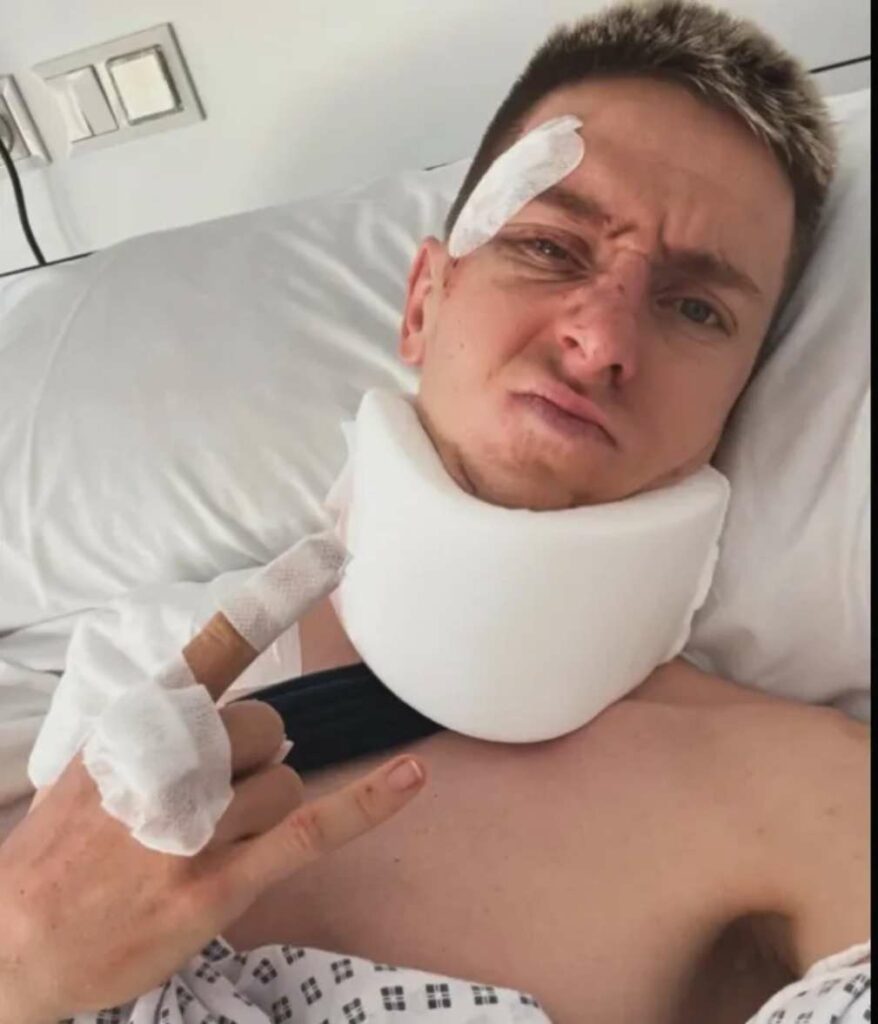 Tadej Pogacar desde hospital / Instagram @tadejpogacar
