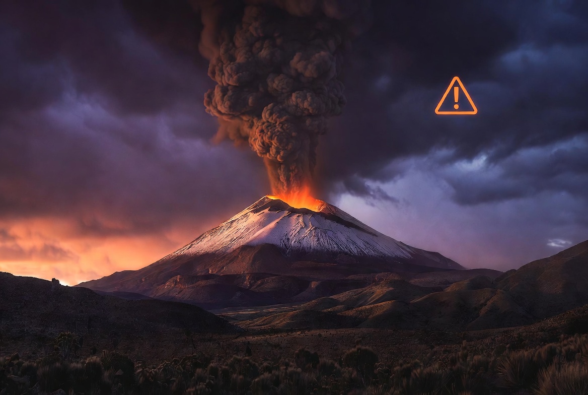 Alerta por volcán Puracé en arranque de septiembre del 2026 por casi 100 sismos