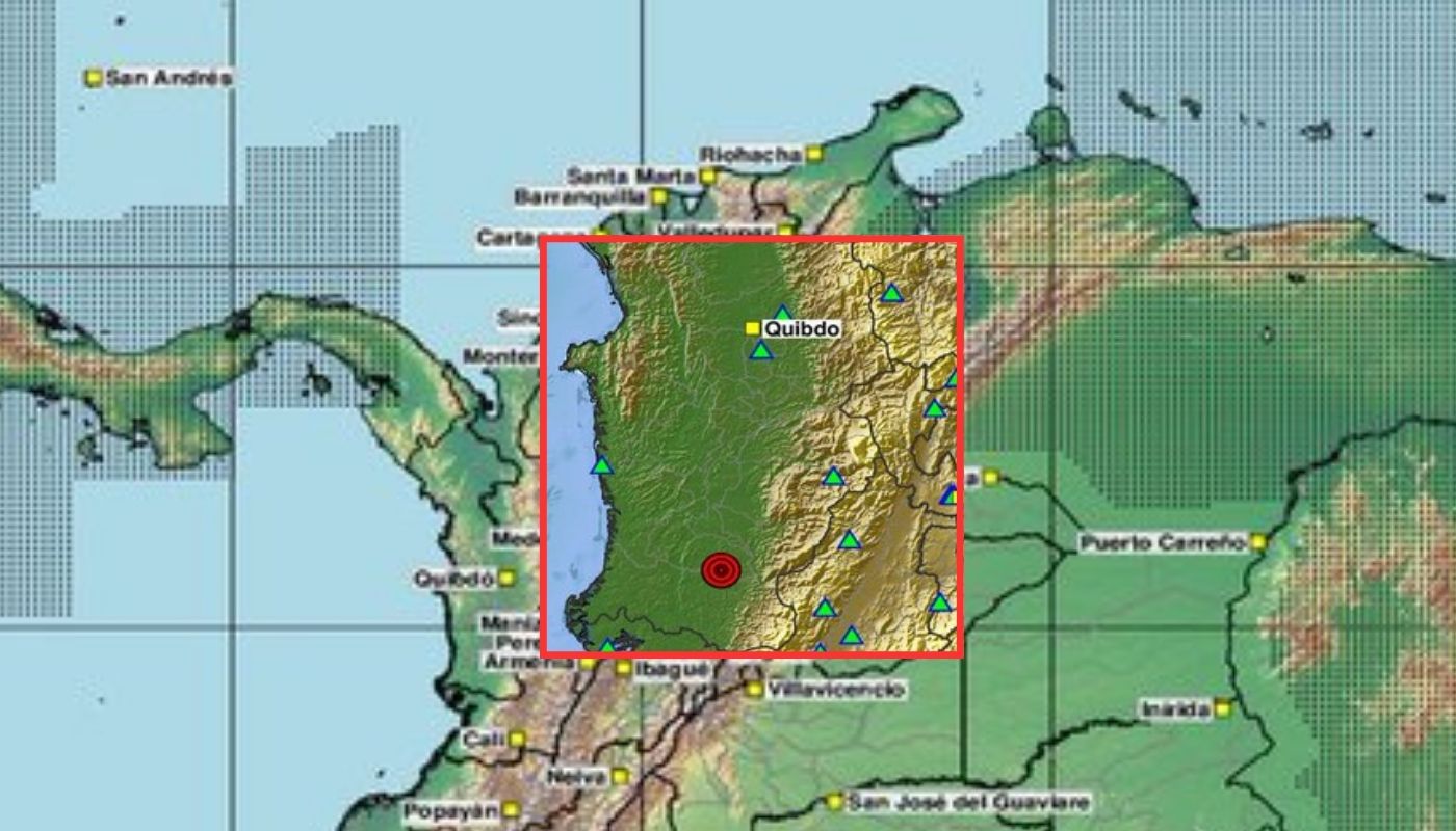 Temblor en Colombia de magnitud 4.3. en Istmina (Chocó) en madrugada del 3926