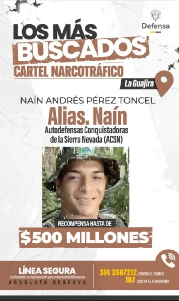 Recompensa por 'Bendito menor'