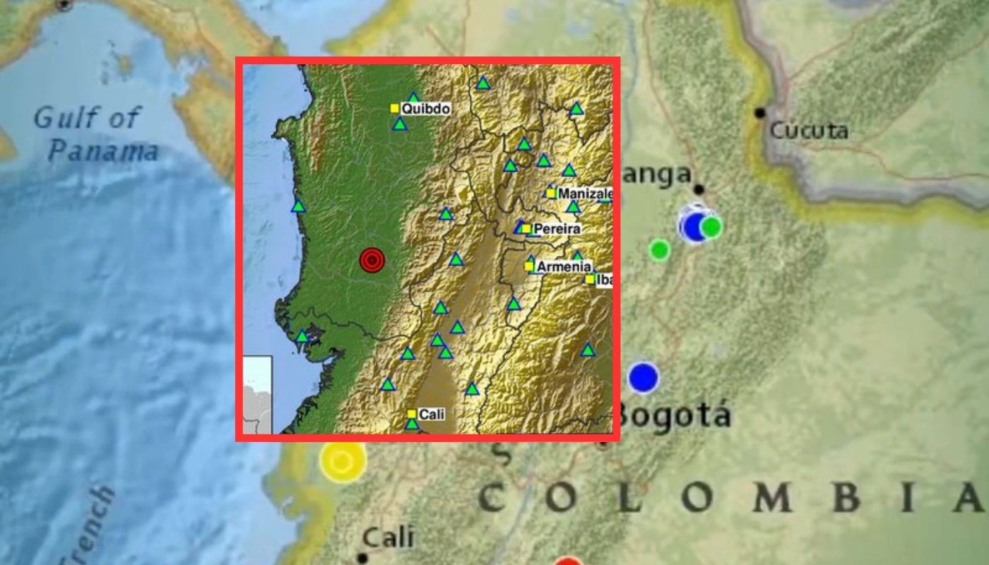 Temblor en colombia de magnitud 4.0 en  Medio San Juan (Chocó) hoy 07/09/2026