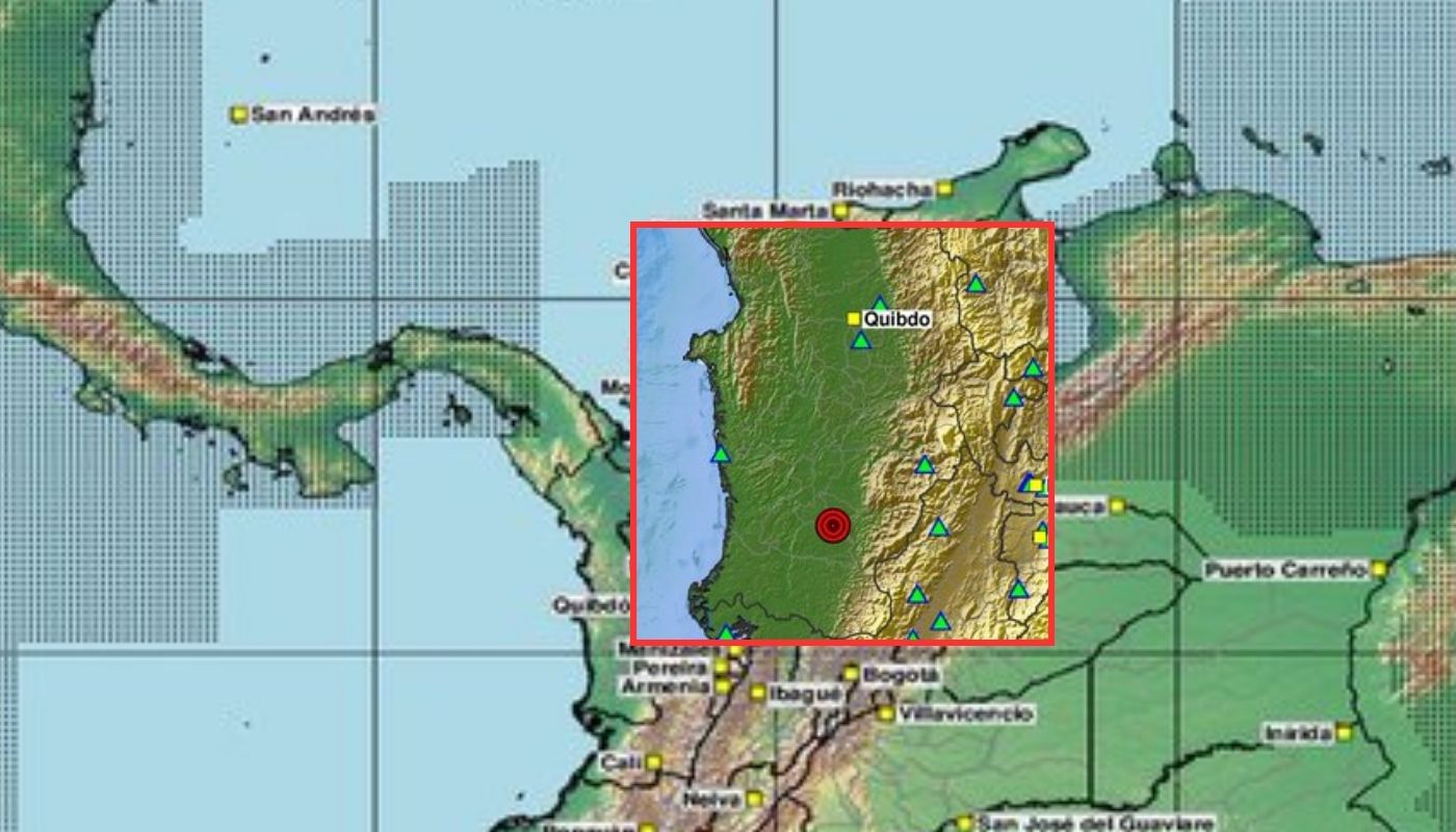 Temblor de magnitud 3.1 en Sipí (Chocó) durante esta madrugada del 10092026