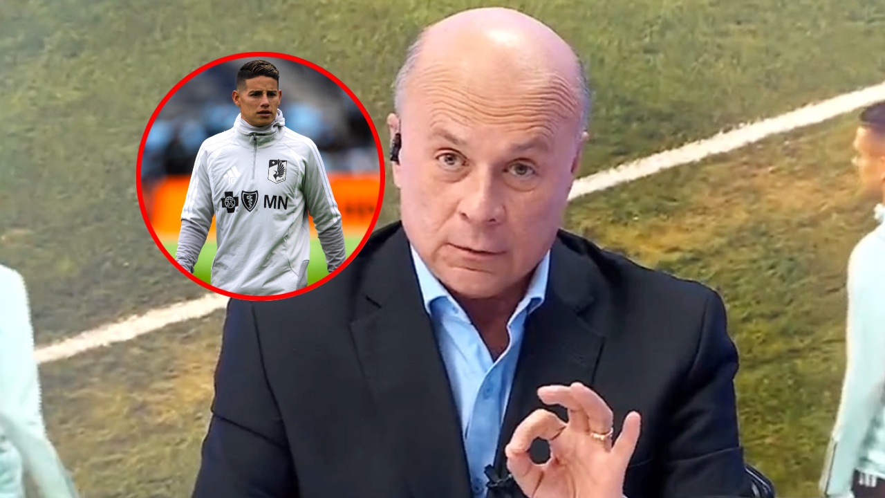 Carlos Antonio Vélez criticó la opción de James Rodríguez con Atlético Nacional