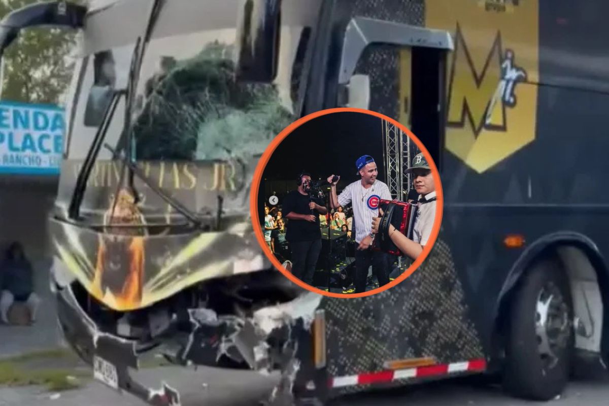 Dos personas fallecieron en un trágico accidente entre su motocicleta y el bus que transportaba a los músicos de Martín Elías Jr. en Santander.