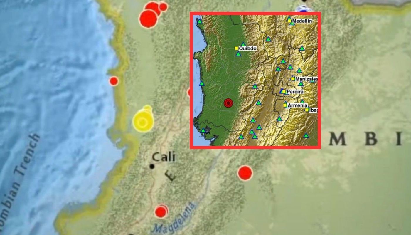 Temblor de magnitud 3.2 en Istmina (Chocó) hoy en noche de hoy 14092026