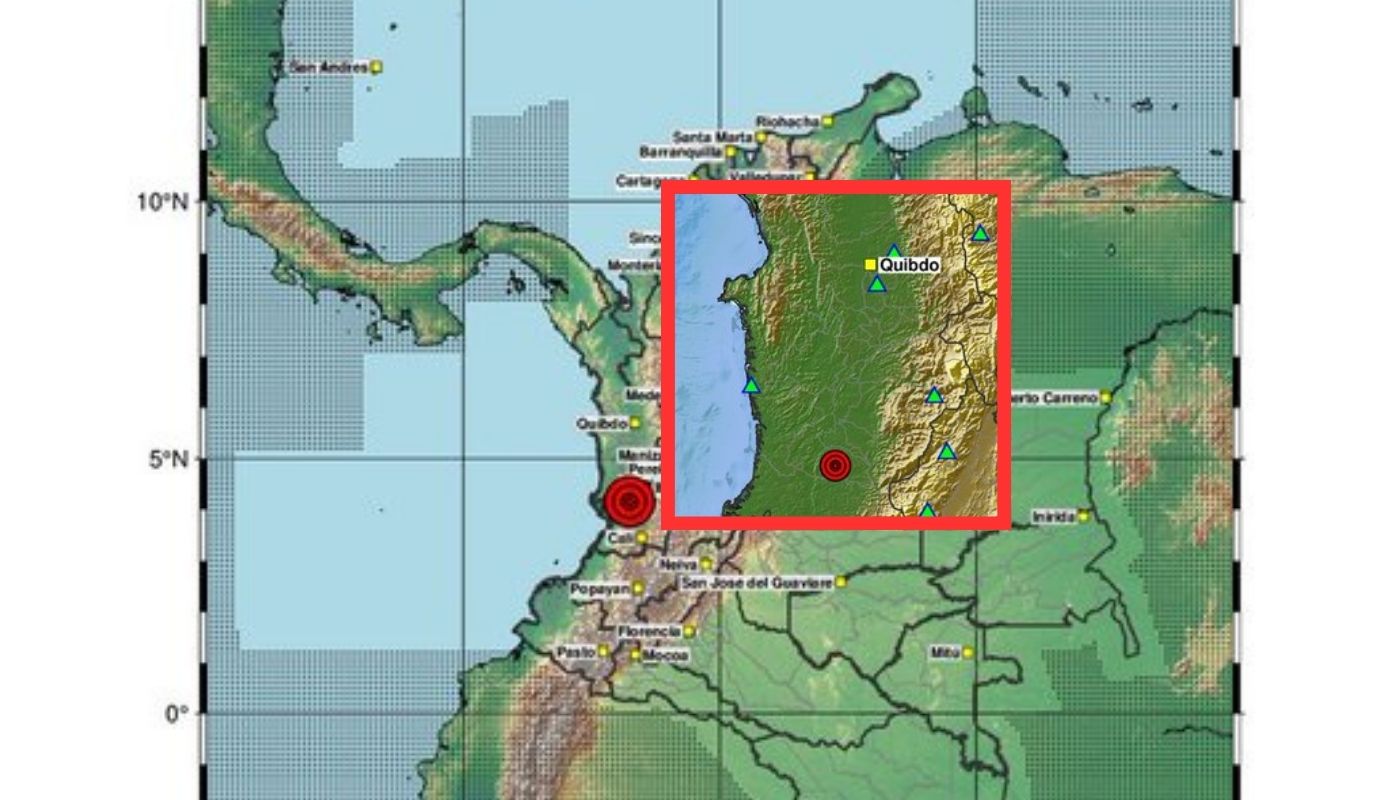 Madrugada movida en Colombia por 3 temblores que sacudieron Chocó hoy 150926