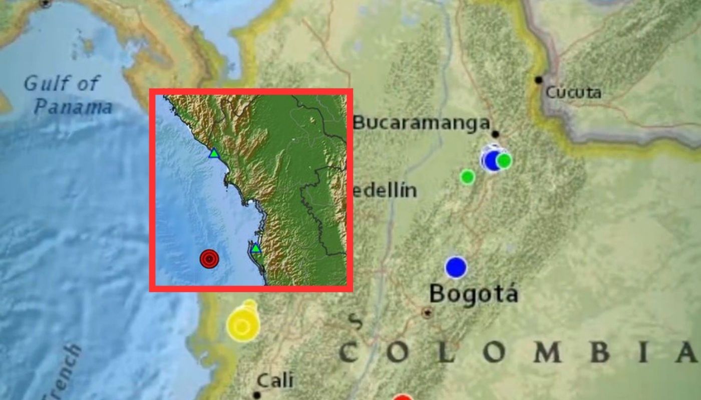 Temblor de magnitud 4.4 en océano Pacífico a 40 kilómetros de Bahía Solano