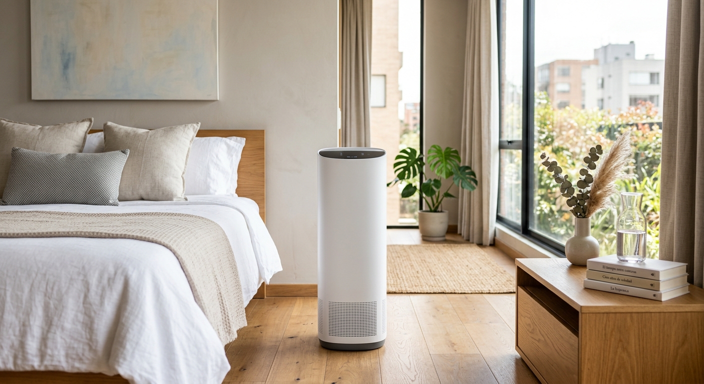 Purificadores de aire en habitaciones de casa: cómo funcionan y para qué sirven