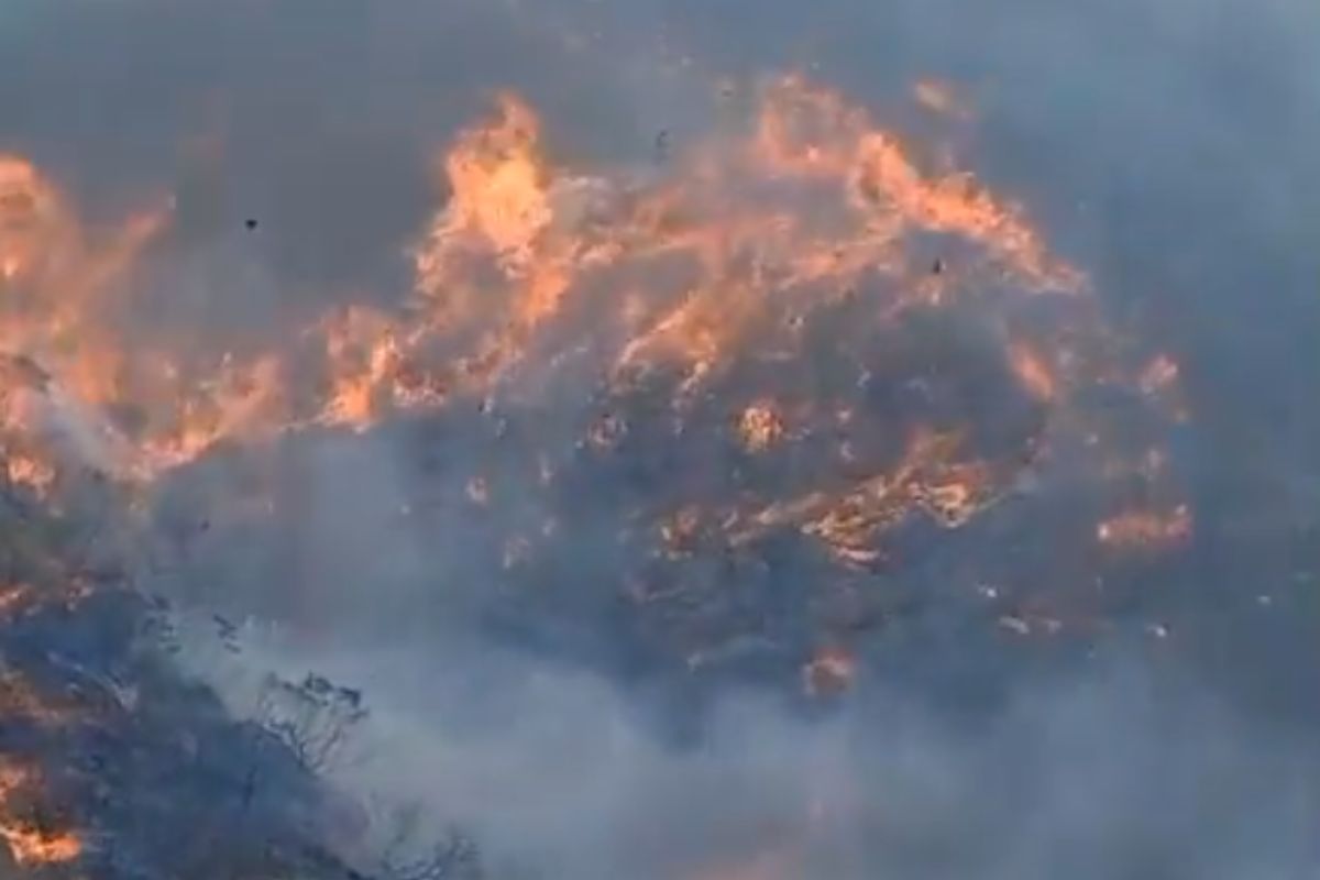 El ministro de Ambiente, Fabio Arjona, reveló que el incendio forestal en el cerro San Marcos de Villa de Leyva habría sido provocado intencionalmente.