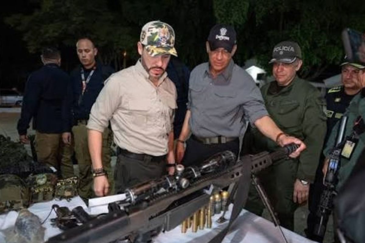 El ministro del Interior defendió la imagen del presidente Abelardo De La Espriella portando un arma en Santa Marta. Conoce los detalles de su ofensiva. 