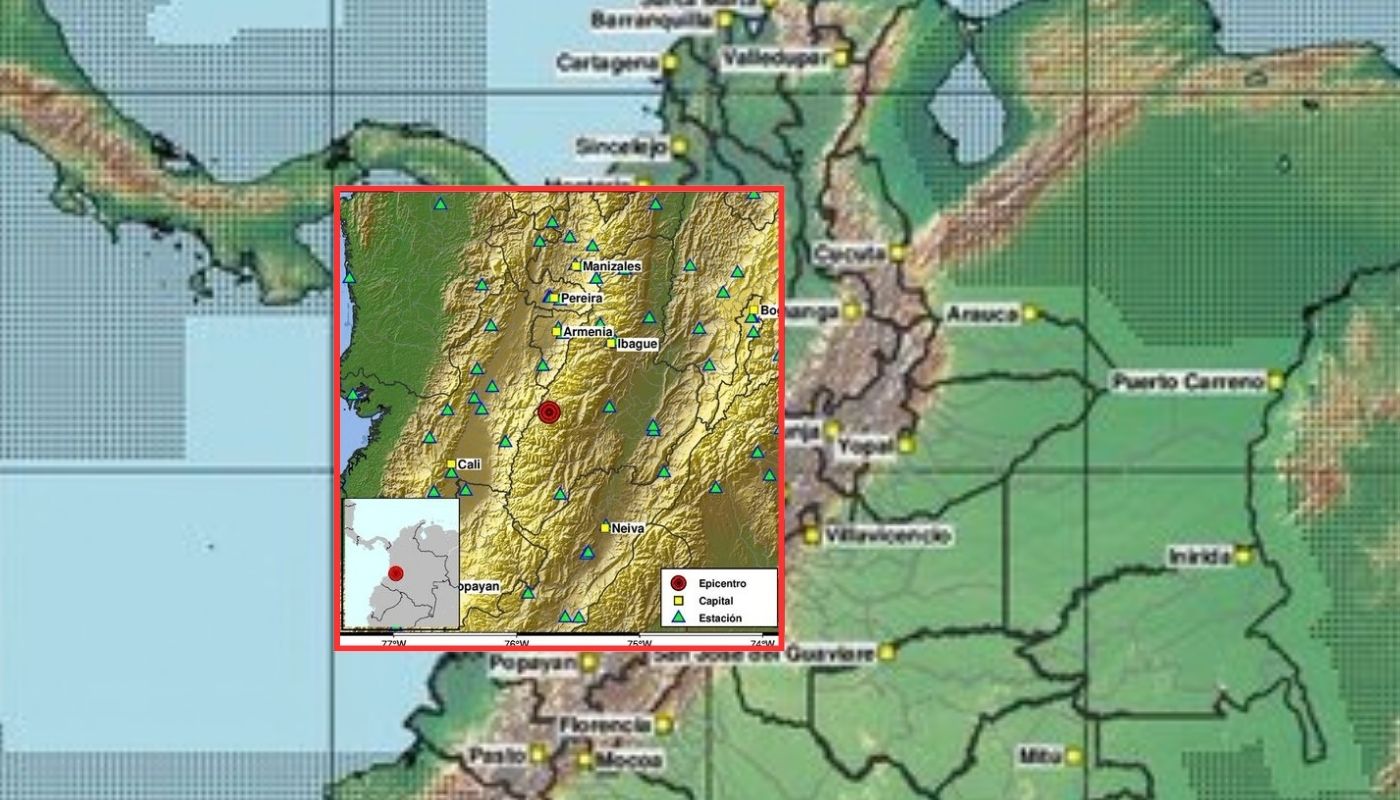 Temblor de magnitud 4,0 en Chaparral (Tolima) en madrugada de viernes 25092026