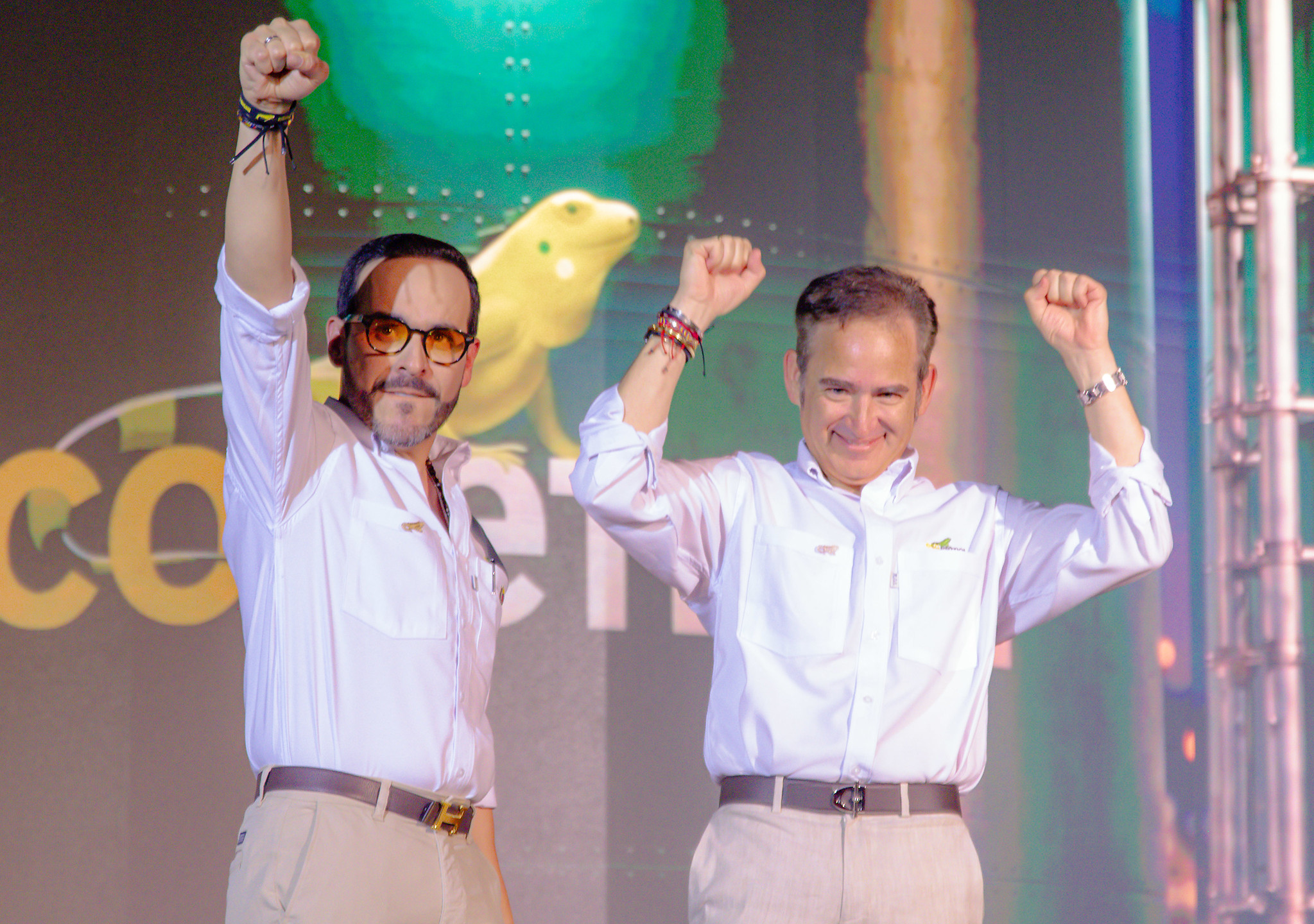 Abelardo de la Espriella y Joaquín Gutiérrez