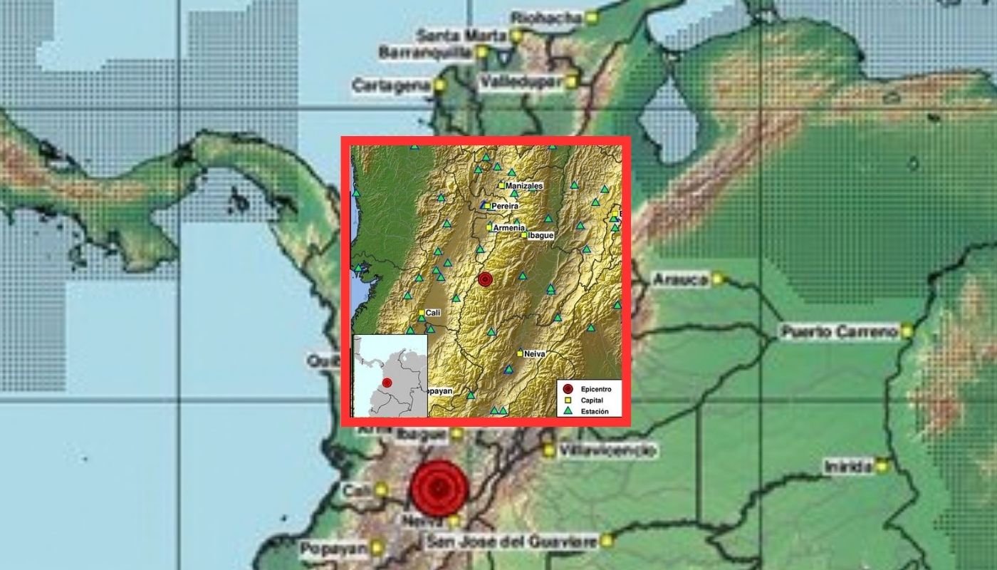 Temblor de magnitud 3,2 en Chaparral (Tolima) en noche de viernes 250926