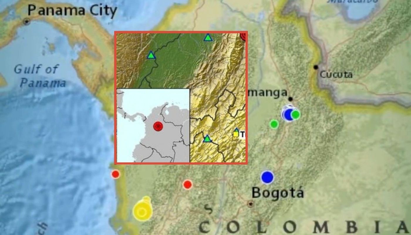 Temblor de magnitud 3,1 en Los Santos (Santander) en la noche del 250926