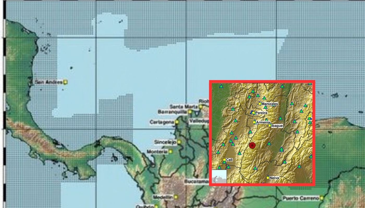 Temblor de magnitud 4.5 en Chaparral (Tolima) este 26 de septiembre de 2025
