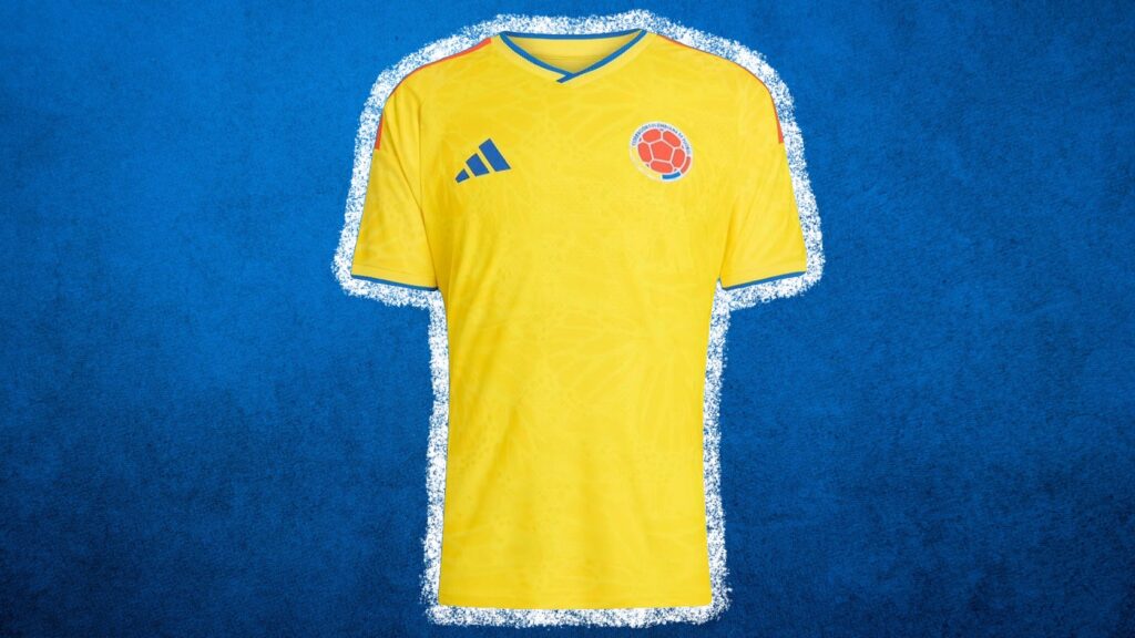 CAMISETA DE LA SELECCIÓN COLOMBIA ORIGINAL.