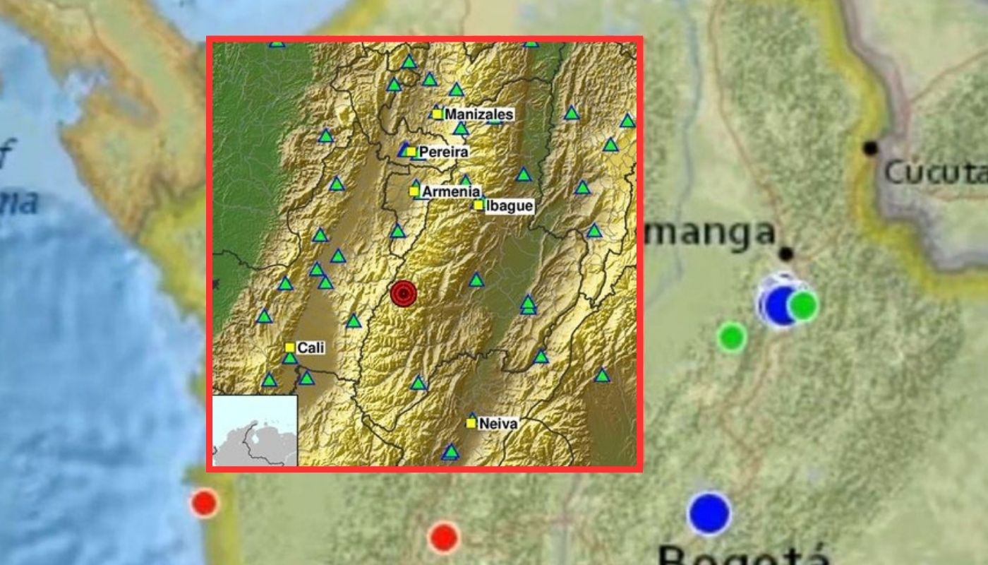 Temblor de magnitud 3.2 con epicentro en Istmina (Chocó) el lunes 28092026