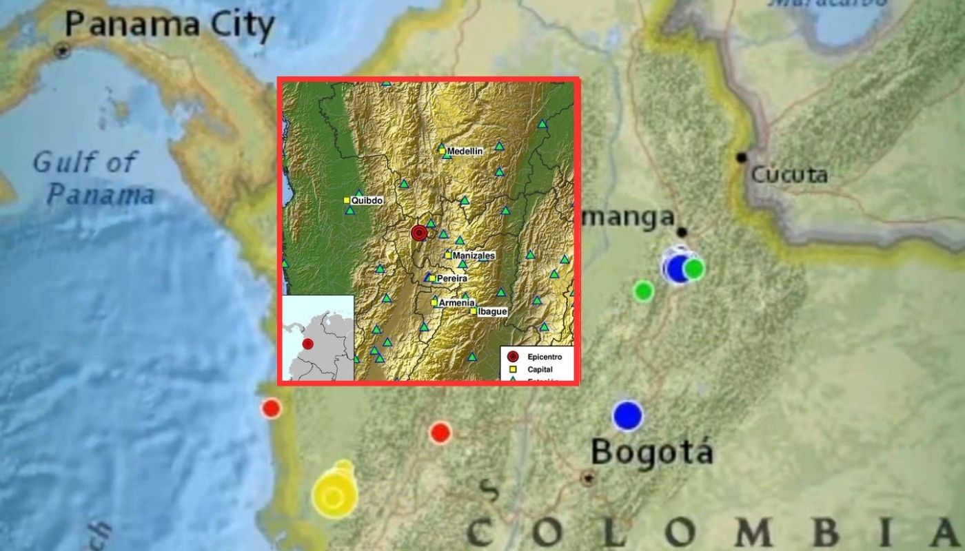 Temblor de magnitud 3.1 en Quinchía (Risaralda) en madrugada de hoy 30092026