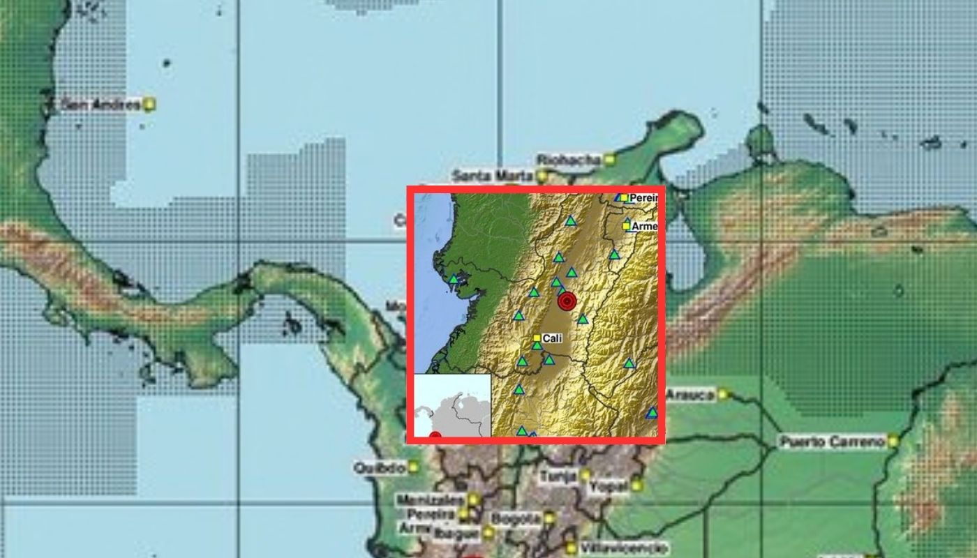 Temblor de magnitud 3.2 en Ginebra (Valle del Cauca) en madrugada de hoy 1/10/26