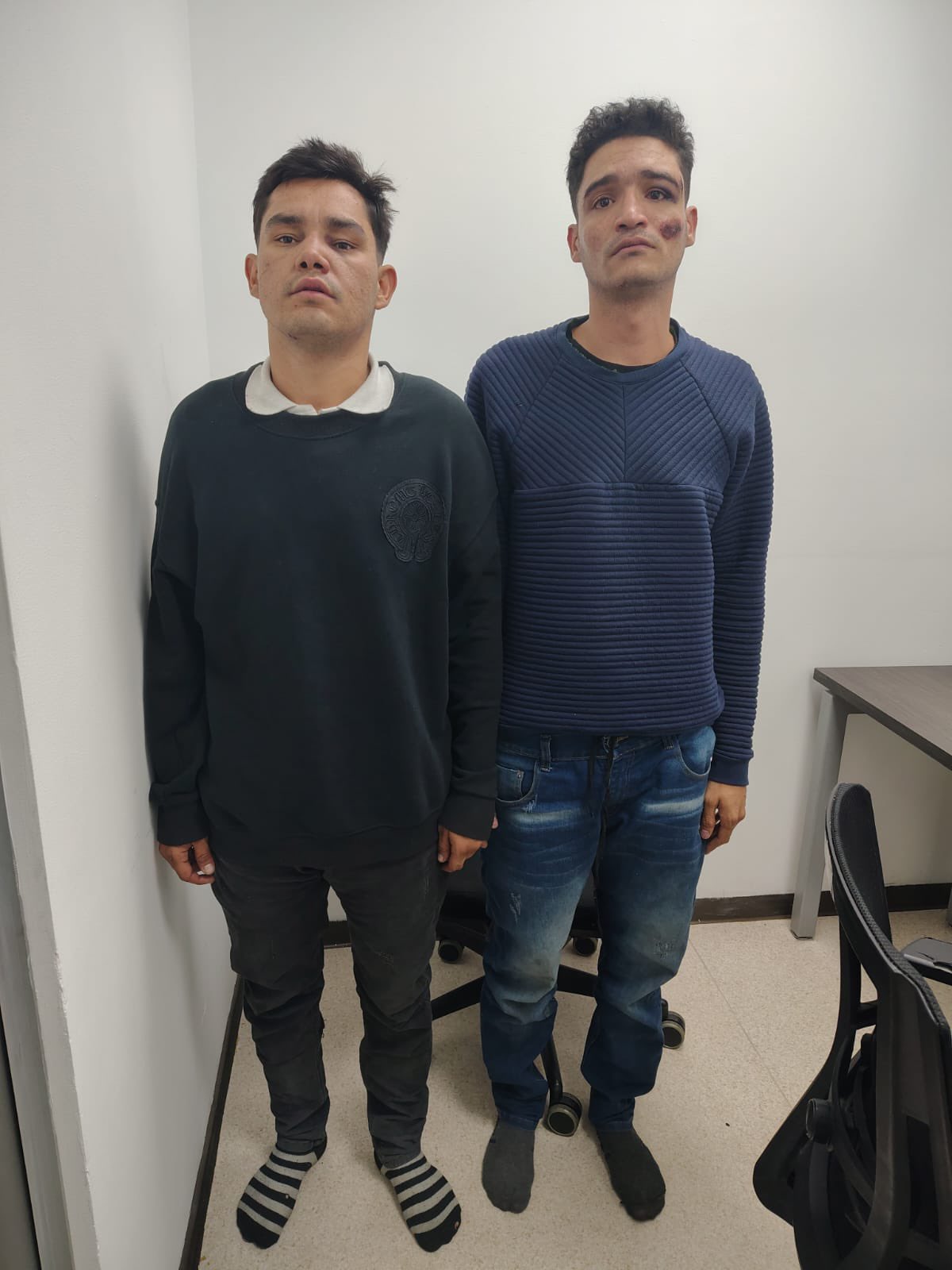 Responsables del hurto en la 100