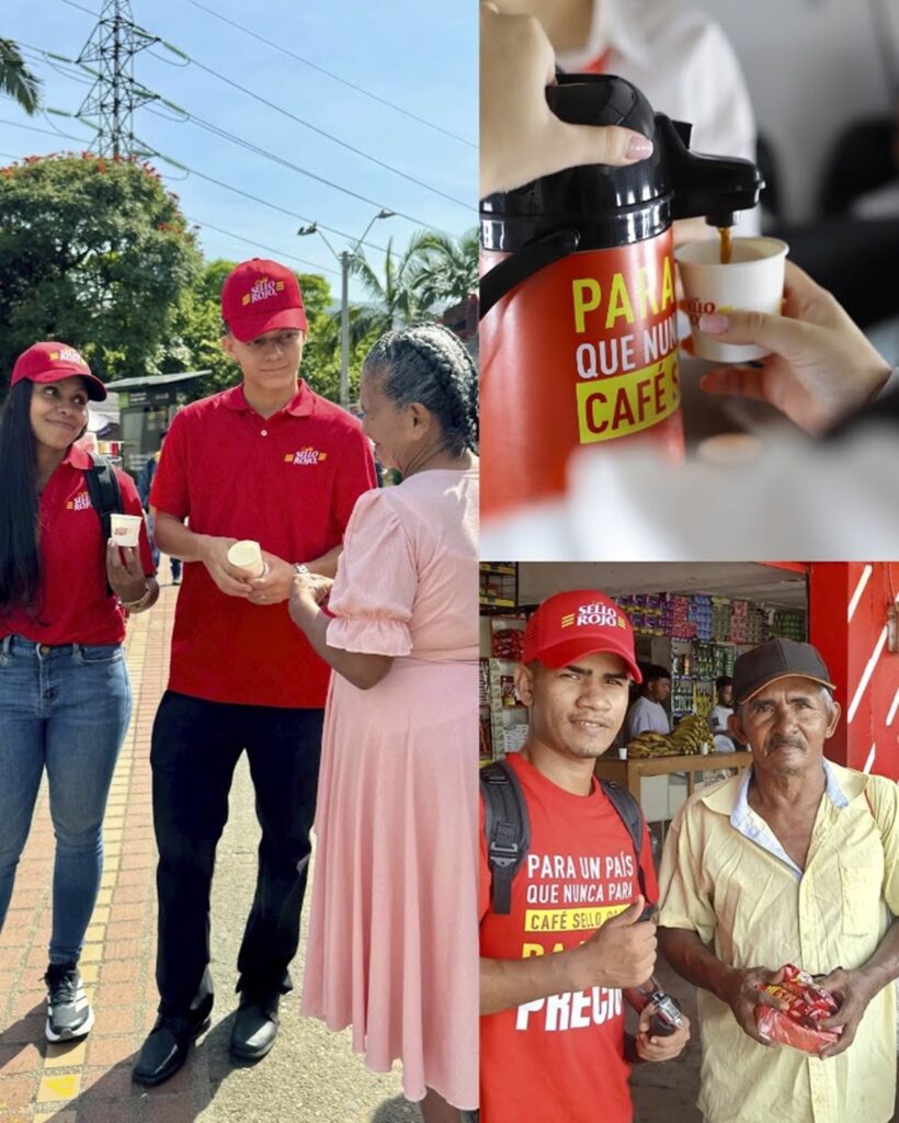 Café Sello Rojo en las ciudades