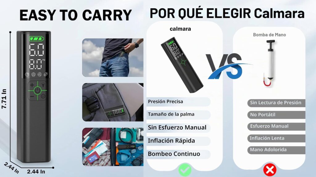 Bomba eléctrica para balones. (Amazon)