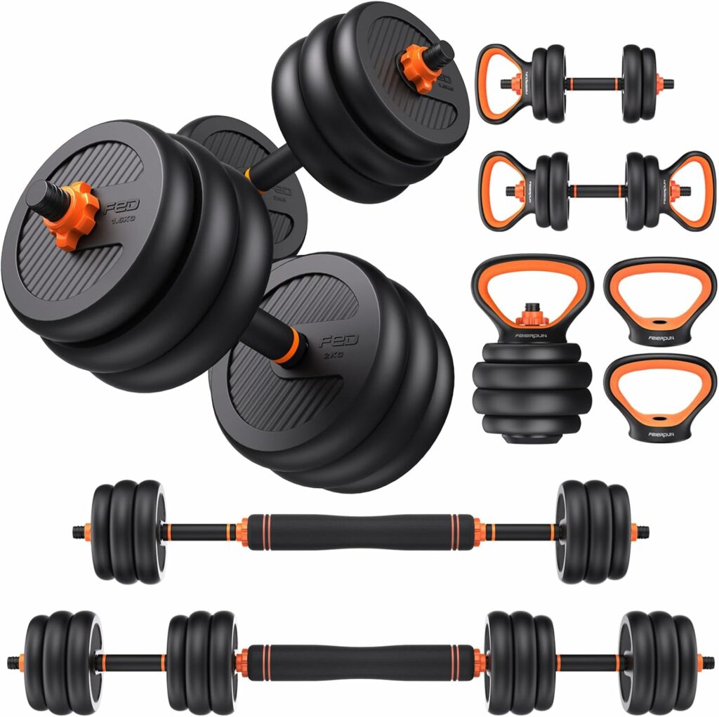 Pesas para gym en casa.