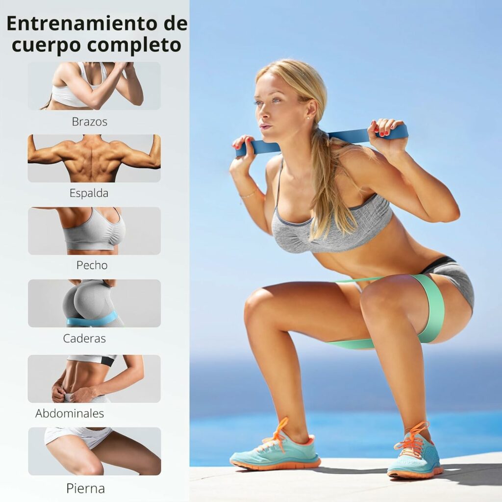 Bandas de resistencia para gluteos.
