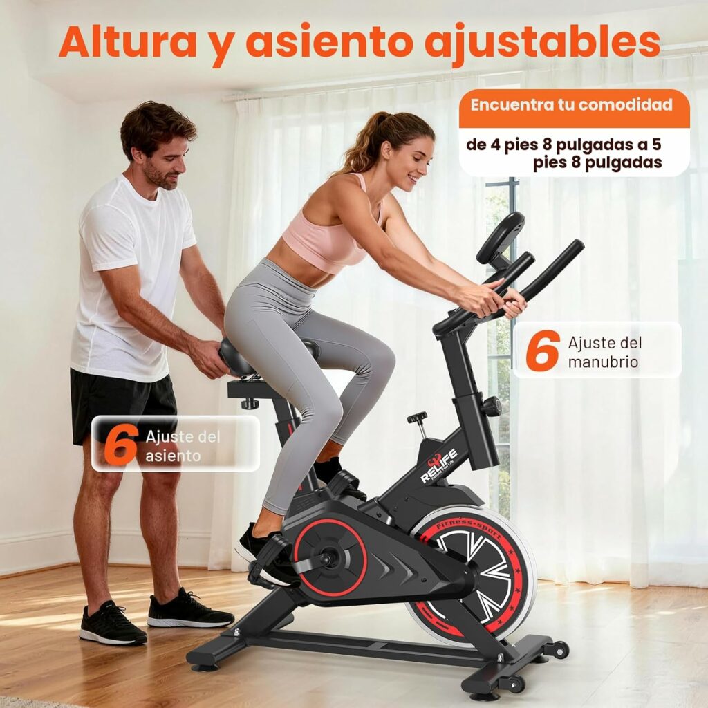Bicicleta estática.