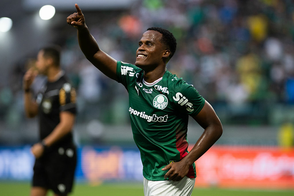 Jhon Arias en Palmeiras / Getty