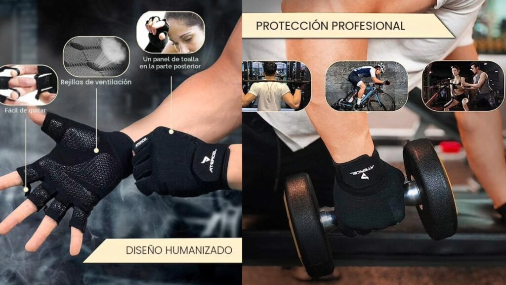 Guantes para entrenamiento.