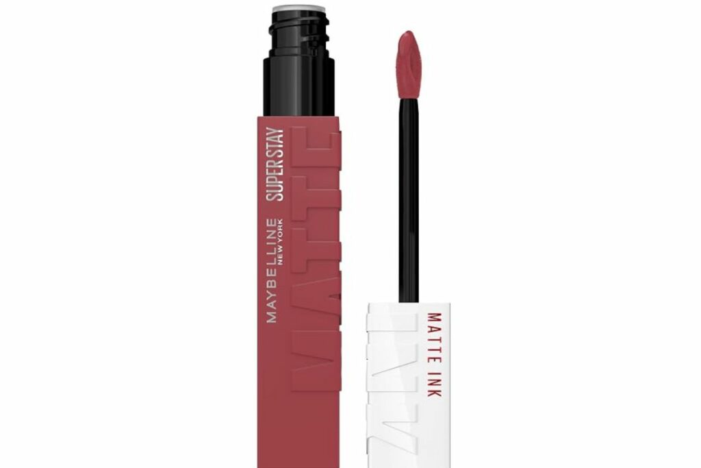 Maybelline SuperStay - Lápiz labial líquido de tinta mate, “Mover”. 0.17 Oz liquidas / Amazon 
