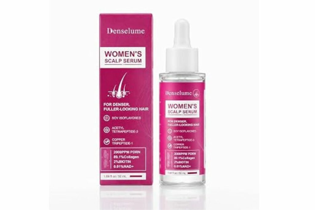 Suero para el cuero cabelludo para mujer con PDRN y péptidos / Amazon