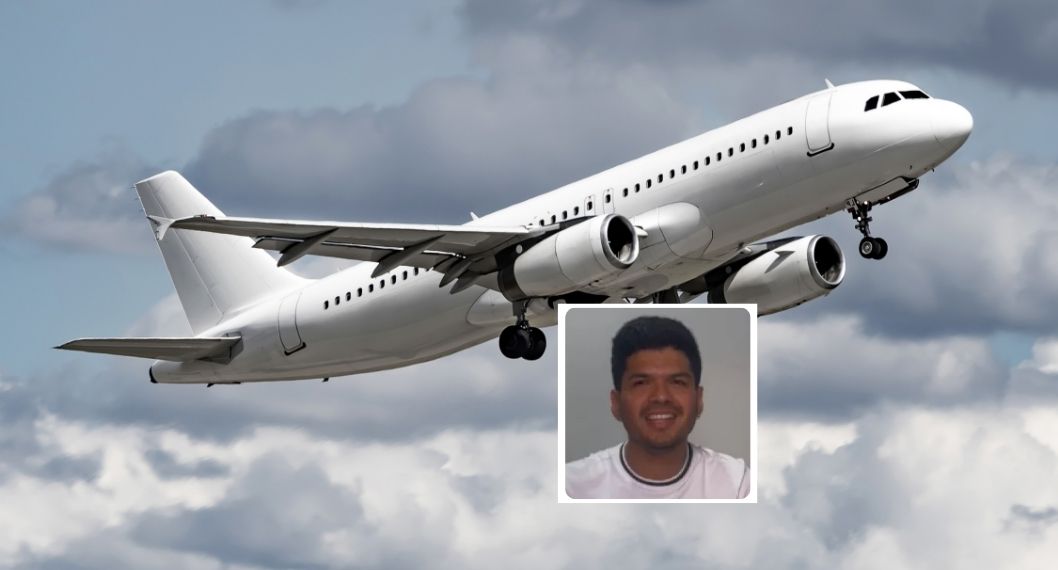 Revelaciones del pasajero que intentó abrir puerta de avión, con cuadro clínico