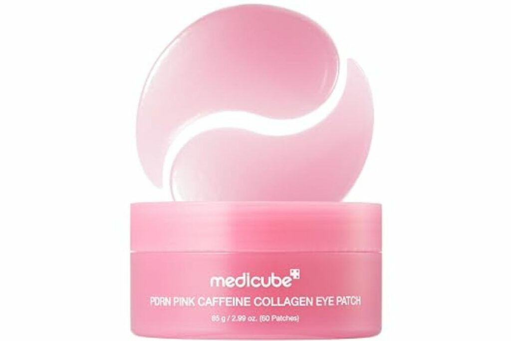 medicube Parches de hidrogel para ojos con PDRN, cafeína y colágeno / Amazon