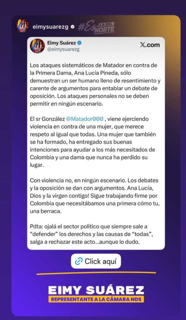 Imagen reposteada en el IG @Analu_pineda