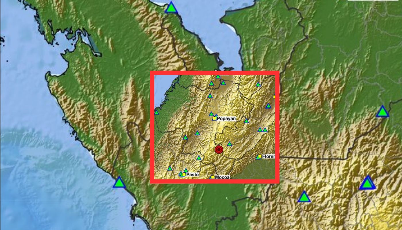 Doble temblor en Colombia Sacudió la noche de este miércoles 14 de octubre
