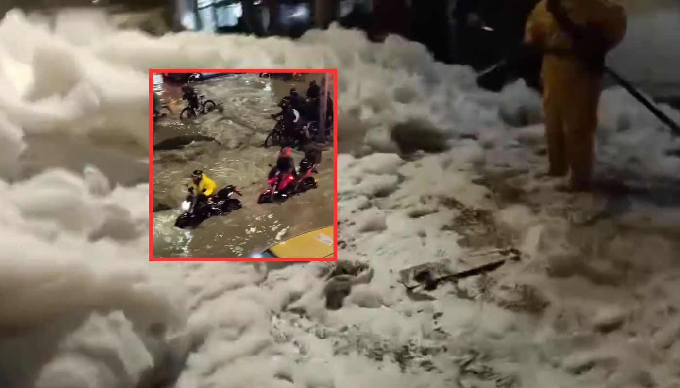 Fuertes lluvias en Soacha terminaron en tragedia por muerto, heridos y espuma